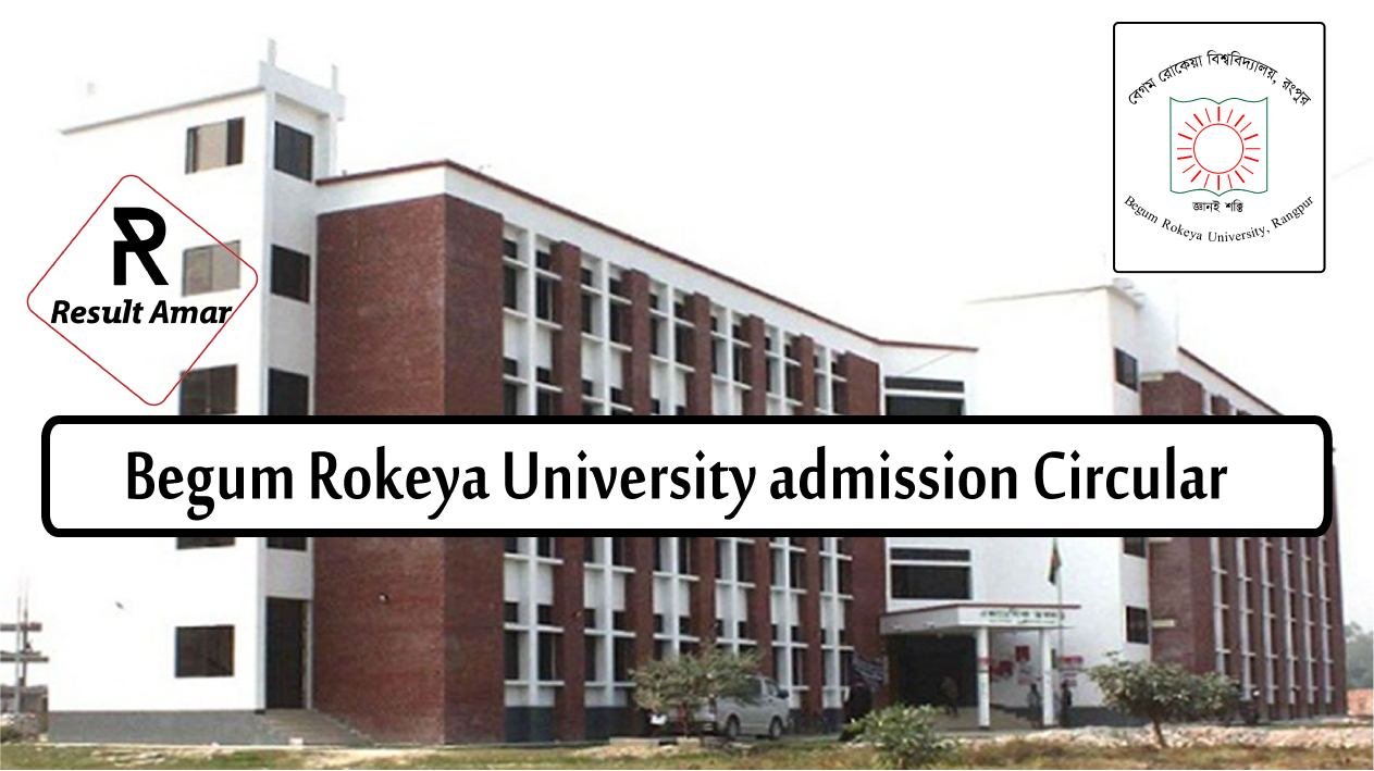 Begum Rokeya University Admission Circular