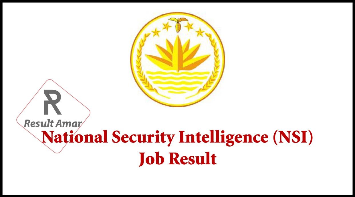 NSI Job Result 2019