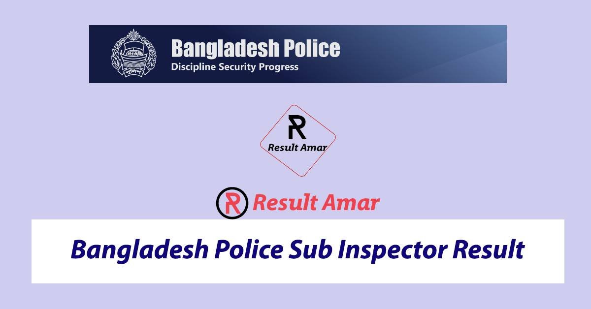 BD Police SI Result