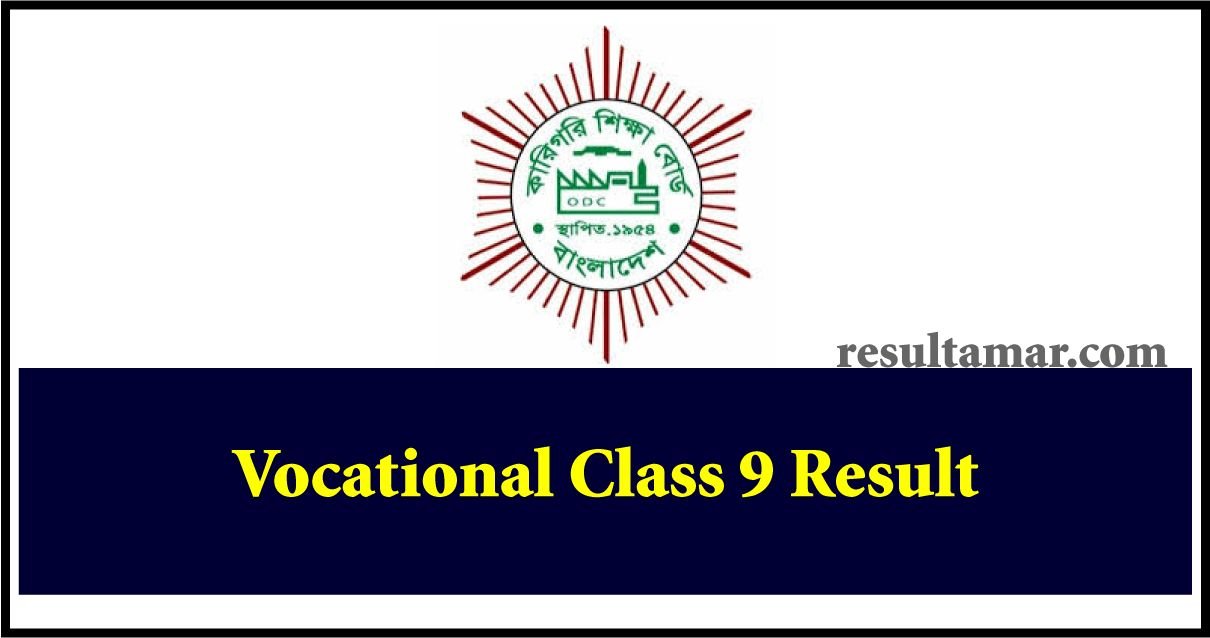 Vocational Class 9 Result